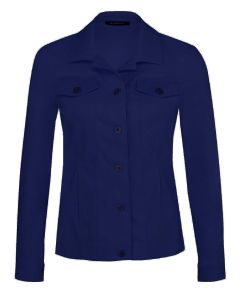 Happy Short Fitted Jacket in Navy