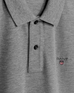 The Original Pique Short Sleeve Polo Shirt in Grey