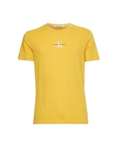 Monogram Logo Short Sleeve T-Shirt in Lemon